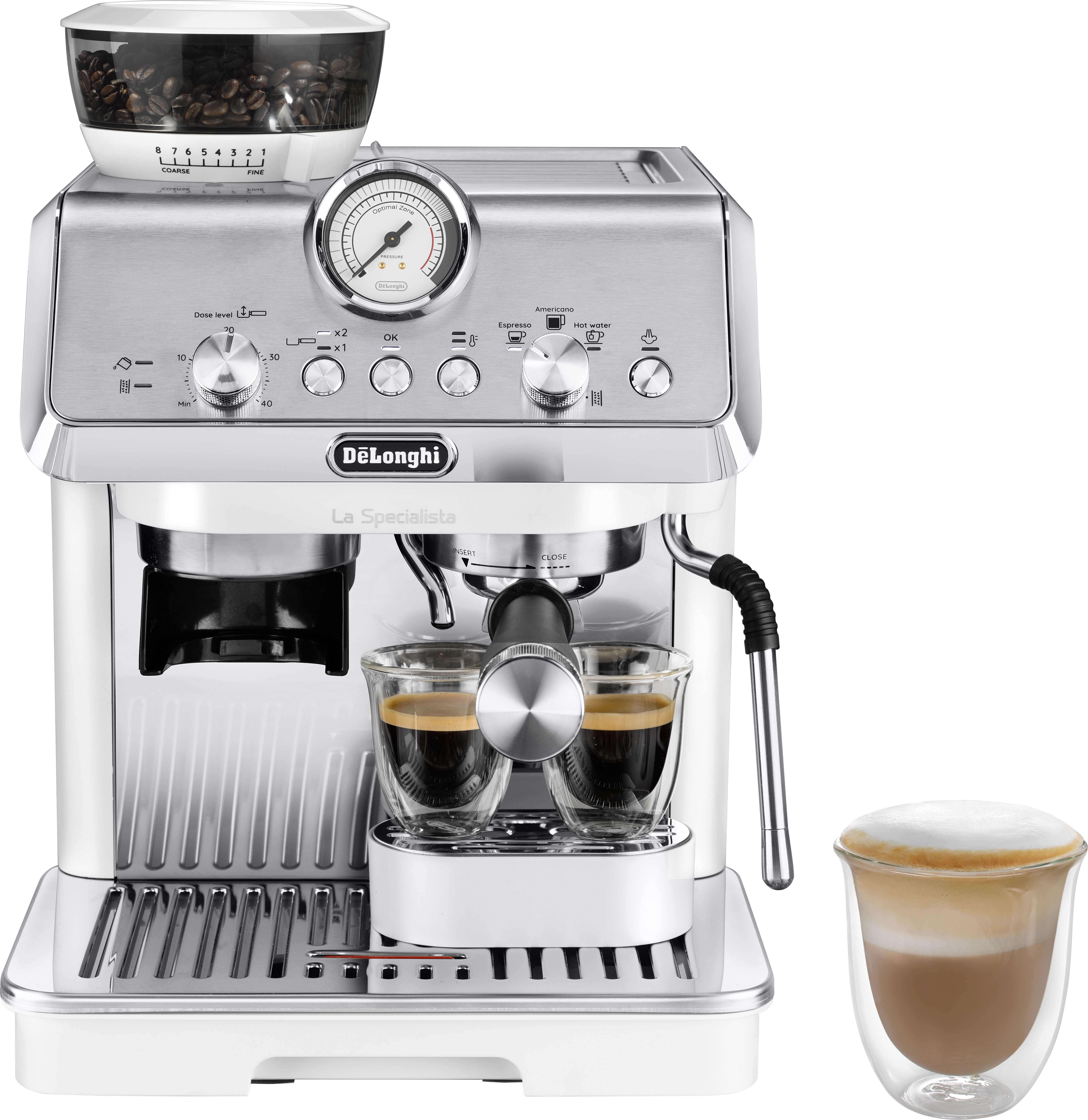Image of De'Longhi La Specialista Arte EC9155.W Bean to Cup Coffee Machine - White, White